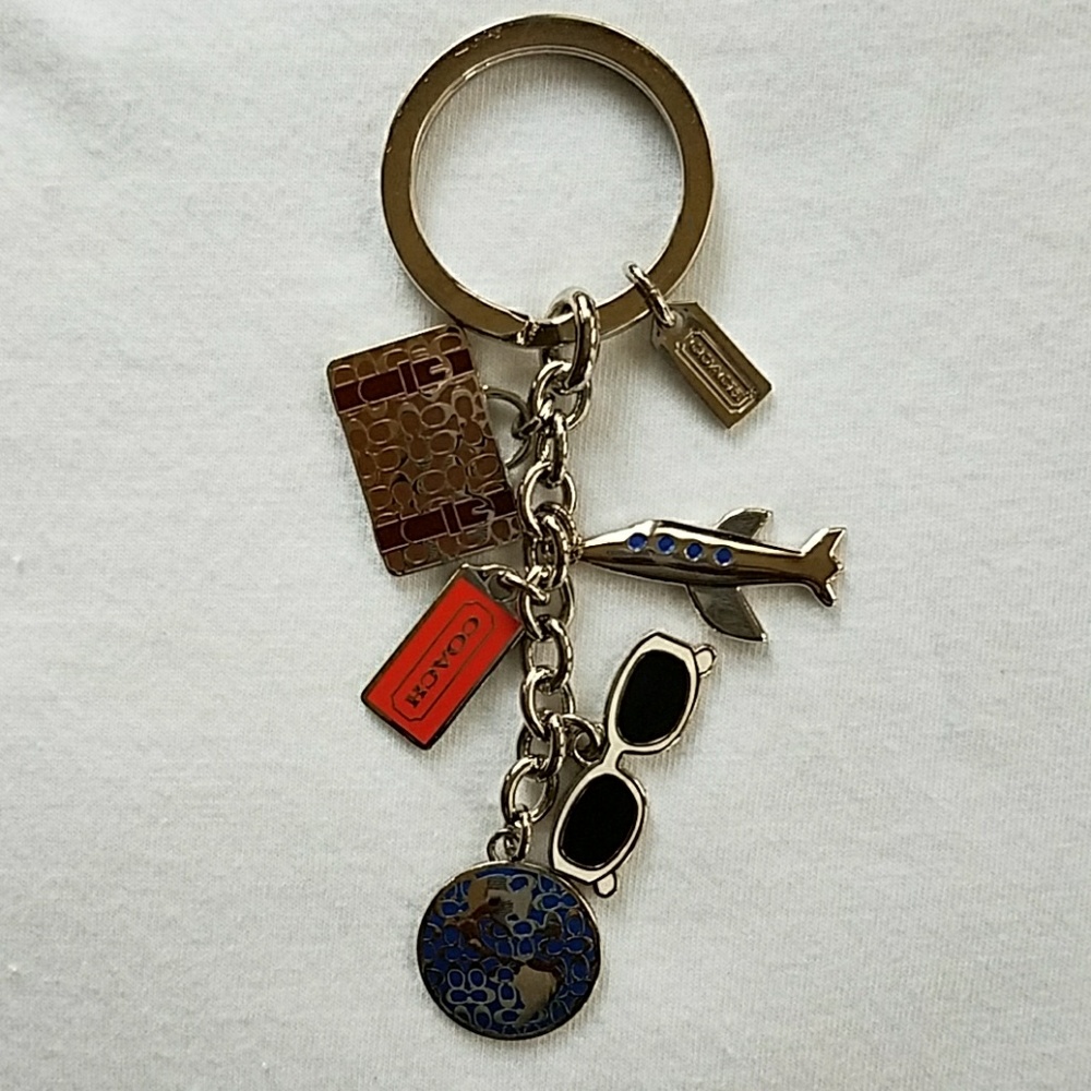 Coach World Traveler Keychain